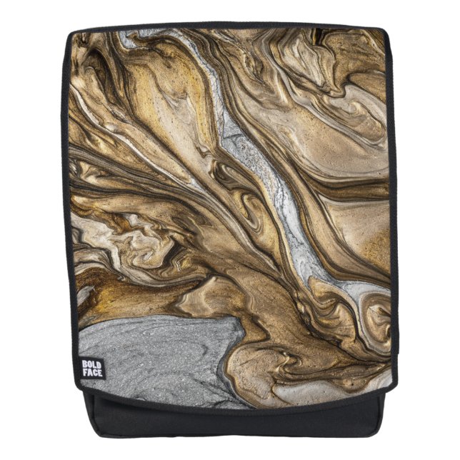 Sac À Dos glamor 002 couleur brun liquide (Devant)