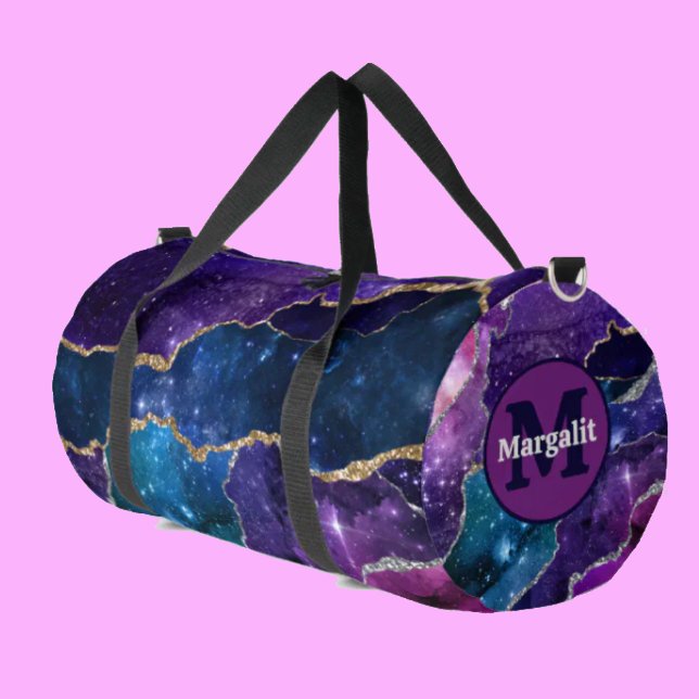 Sac à dos grand format holographique Cosmic Agate  (Créateur téléchargé)