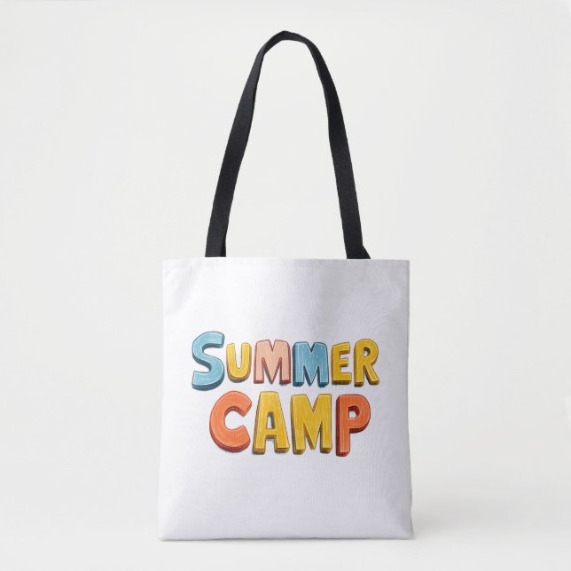 Sac à dos graphique Camp d'été Rétro (Devant)