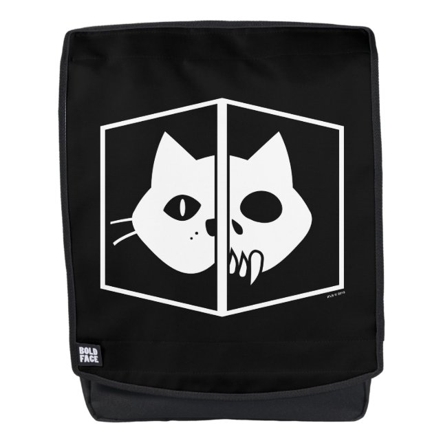 Sac À Dos Graphique de chat de Schrödinger (Devant)