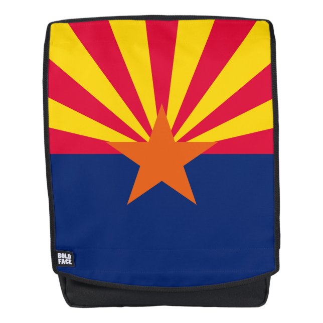 Sac À Dos Graphique Drapeau dynamique de l'état de l'Arizona (Devant)