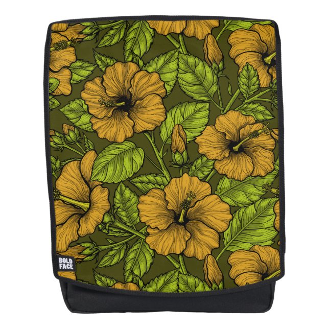 Sac À Dos hibiscus jaune (Devant)