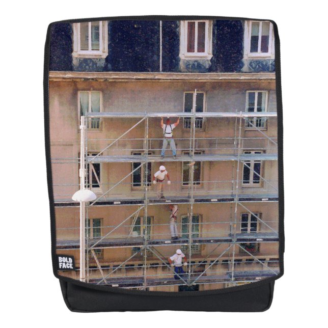 Sac À Dos Hommes sur un échafaudage (Devant)