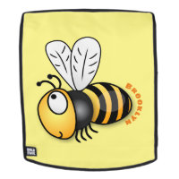Illustration de dessin animé d'abeilles joyeux