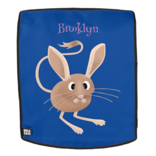 Sac À Dos Illustration de dessin animé de jerboa aux longues