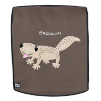 Illustration de gecko tan tan mignon