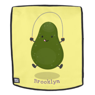 Sac À Dos Illustration de la corde à sauter à l'avocat migno