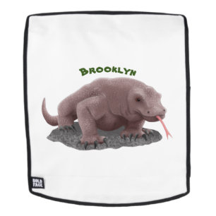 Sac À Dos Illustration du dragon de Komodo