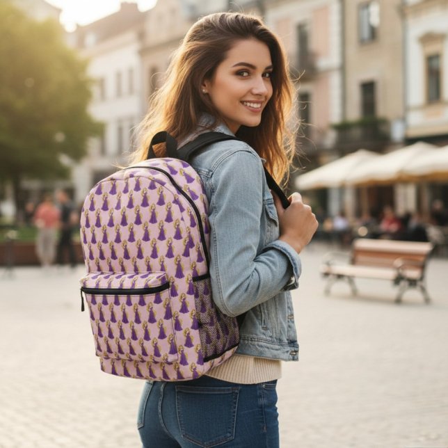 Sac à dos imprimé à bandes (Créateur téléchargé)