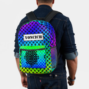 Sac À Dos Imprimé à damiers Wheels par Kenneth Yoncich