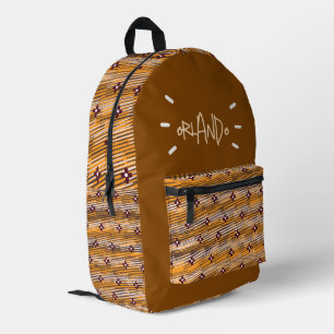Sac à dos imprimé à motifs