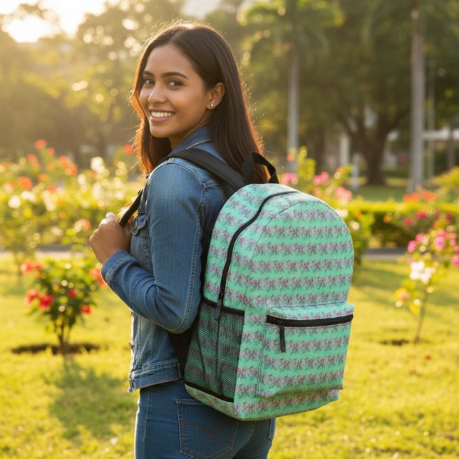 Sac à dos imprimé à poils (Créateur téléchargé)