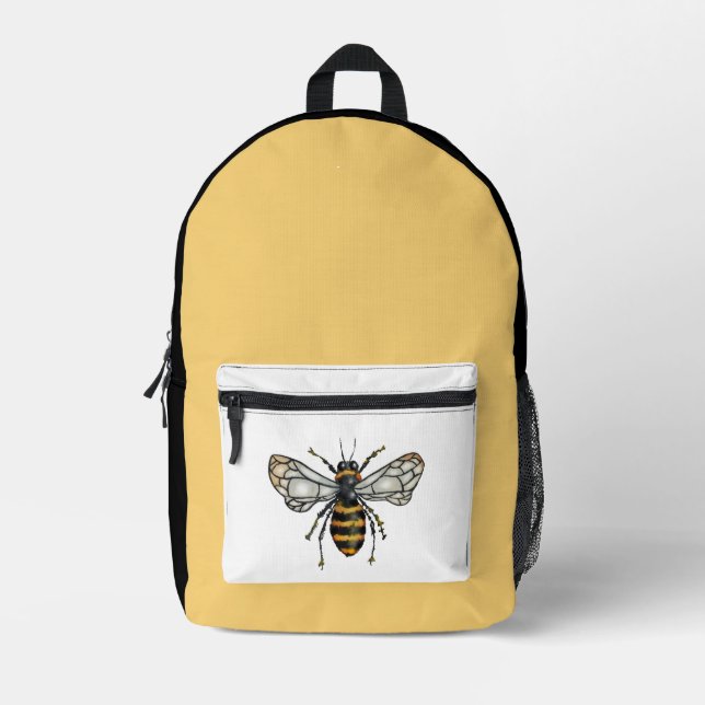 Sac À Dos Imprimé Abeille à miel (Recto)