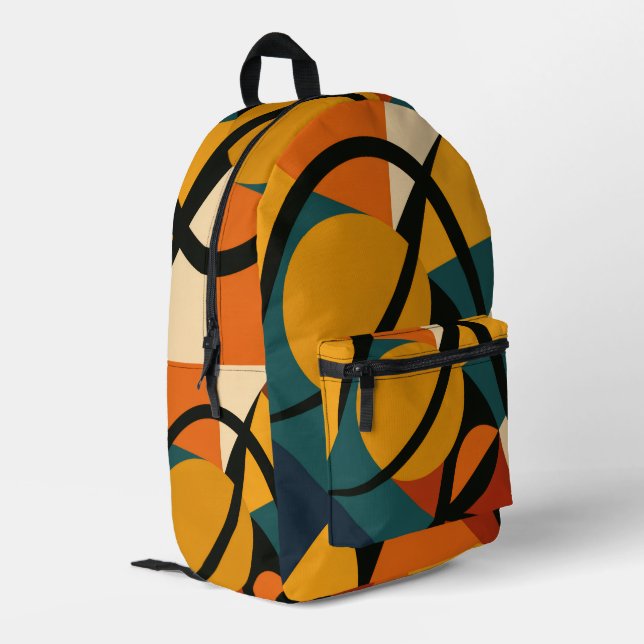 Sac À Dos Imprimé Abstrait africain  (Coin arrière gauche)