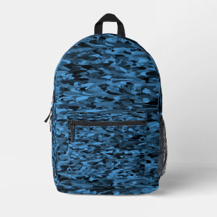 Sac À Dos Imprimé Abstrait Motif bleu noir
