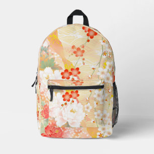 Sac À Dos Imprimé Accent oriental floral japonais