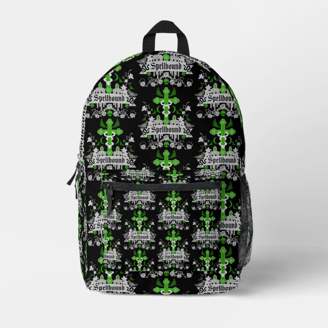 Sac À Dos Imprimé Accessoires de mode Gothique Post Punk (Recto)
