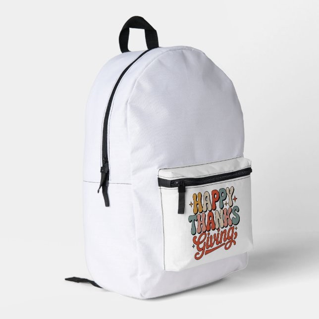 SAC À DOS IMPRIMÉ ACTION DE GRÂCE (Coin arrière gauche)
