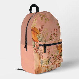 Sac À Dos Imprimé Action de grâce, Motif de récolte de citrouilles m
