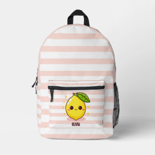 Sac À Dos Imprimé Adorable Citron Jaune Personnalisé Mignon