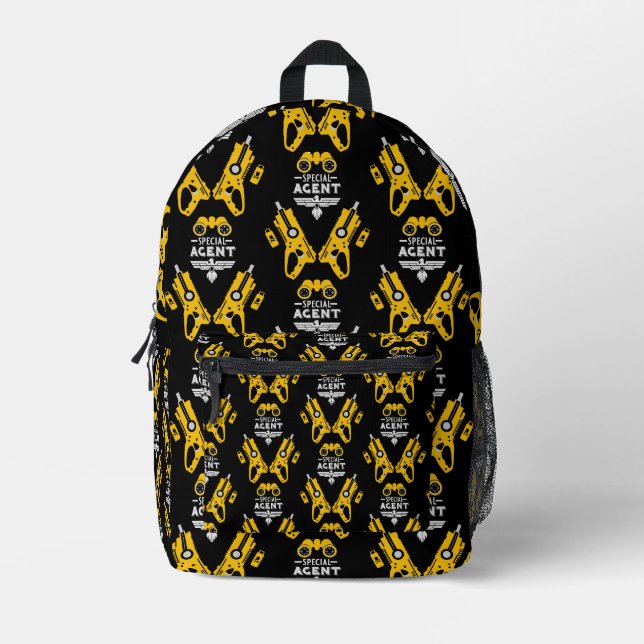 Sac À Dos Imprimé Agent spécial (Recto)