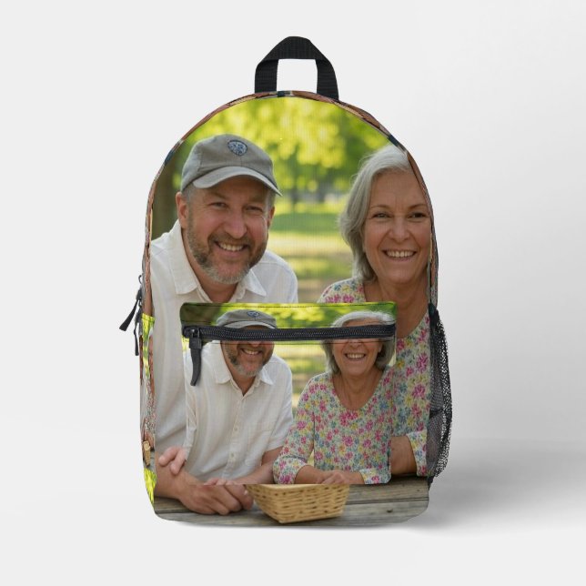 Sac À Dos Imprimé Ajouter une Personnaliser photo retraitée (Recto)