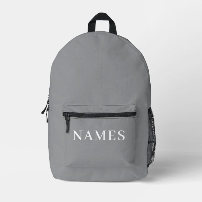 Sac À Dos Imprimé Ajoutez Votre Nom (Recto)