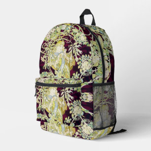 Sac À Dos Imprimé Alphonse Mucha Femme au marguerite Art nouveau Art