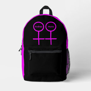 Sac À Dos Imprimé Amateurs lesbiennes personnalisable
