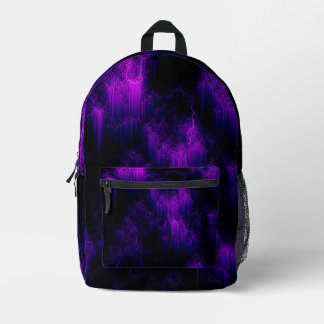 Sac À Dos Imprimé Améthyste Abstrait