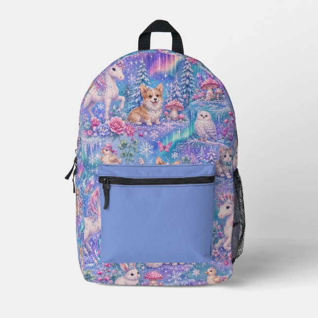 Sac À Dos Imprimé Amis de la forêt d'Aurora (Recto)