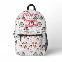 Amour du pingouin mignon et coloré