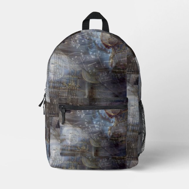 Sac À Dos Imprimé Ancienne Grèce Musique Personnel Classique (Recto)