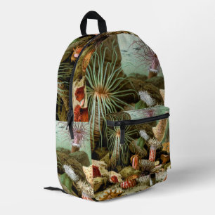 Sac À Dos Imprimé Anémones de mer Vie marine, Animaux marins vintage