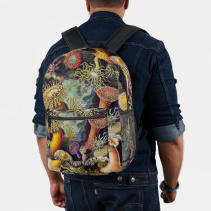 Sac À Dos Imprimé Anémones de mer vintage par Ernst Haeckel