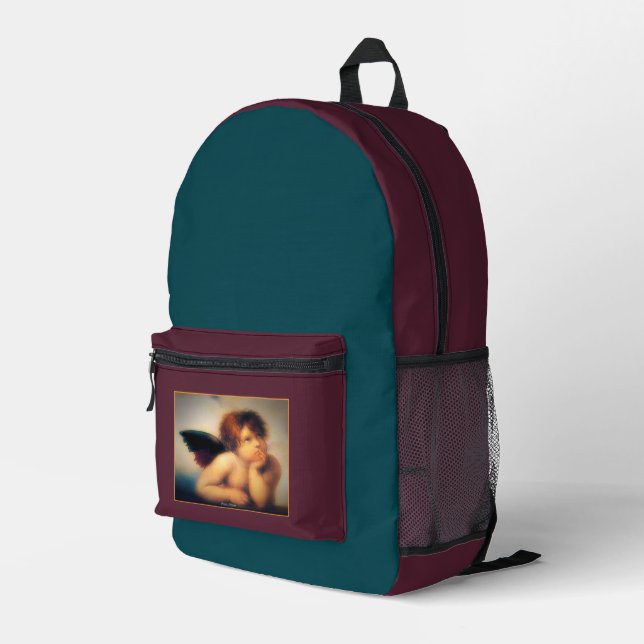 Sac À Dos Imprimé Ange Putti (Coin arrière droit)