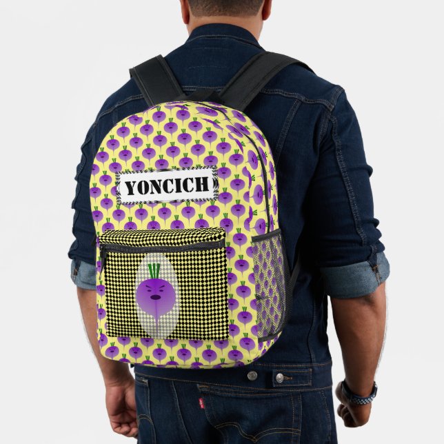Sac À Dos Imprimé Angry Turnip par Kenneth Yoncich (Insitu (Modèle))