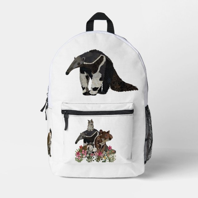 SAC À DOS IMPRIMÉ ANIMAUX D'AMÉRIQUE DU SUD (Recto)