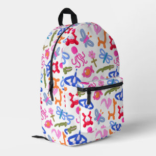 Sac À Dos Imprimé Animaux en Ballon Mignons Motif Coloré pour Enfant