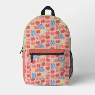 Sac À Dos Imprimé Anime Tom, Jerry et Tuffy Apple Motif