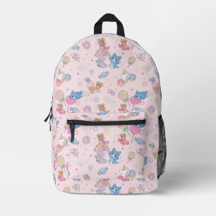 Sac À Dos Imprimé Anime Tom, Jerry et Tuffy Candyland Motif