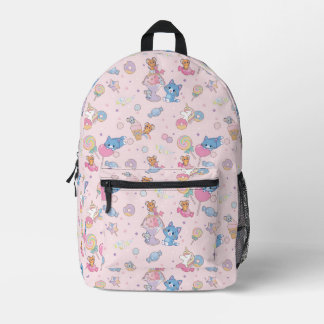Sac À Dos Imprimé Anime Tom, Jerry et Tuffy Candyland Motif