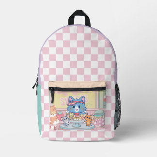 Sac À Dos Imprimé Anime Tom, Jerry et Tuffy Dessert Parlor