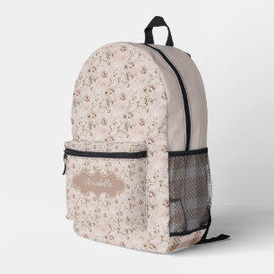 Sac À Dos Imprimé Annabella Vintage Dusty Rose rose
