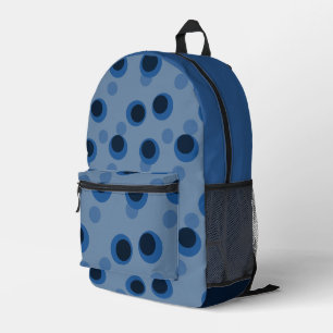 Sac À Dos Imprimé Anneaux Blue Moon