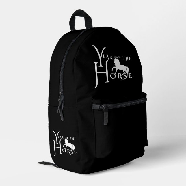 Sac À Dos Imprimé Année du cheval (Coin arrière gauche)