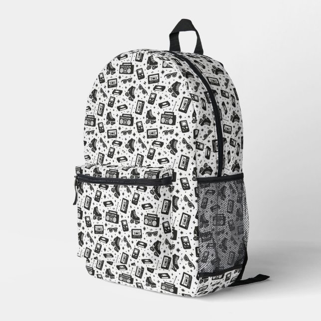 Sac À Dos Imprimé années 80 (Coin arrière droit)