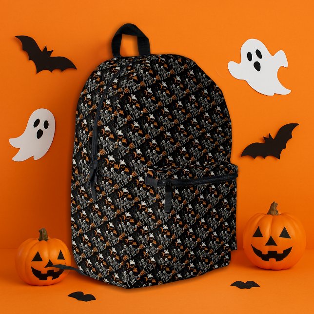 Sac À Dos Imprimé Anti Trump Halloween Skeleton (Créateur téléchargé)