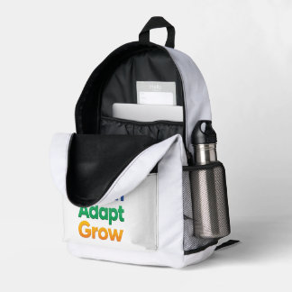 Sac À Dos Imprimé Apprendre Adapter Grandir