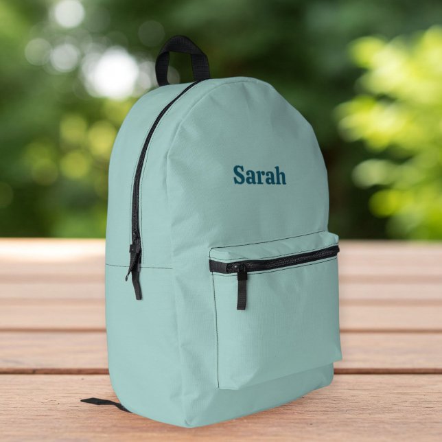 Sac À Dos Imprimé Aqua-Green Backpack - Elegant and Versatile (Créateur téléchargé)
